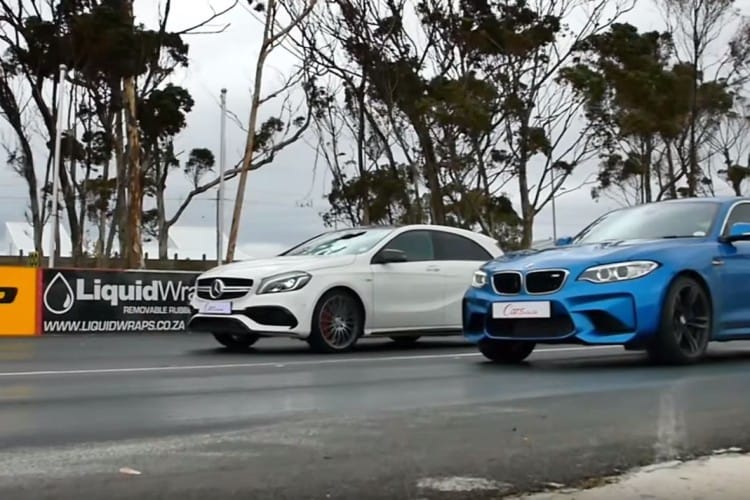 Ez egy jó kis csata: BMW M2 a Mercedes-AMG A45 ellen