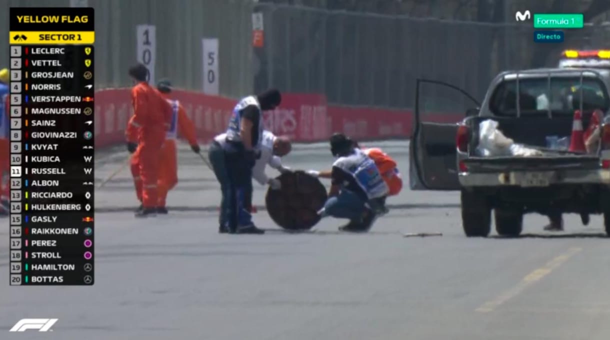 Elképesztő baki miatt lefújták a bakui F1-es szabadedzést – videó