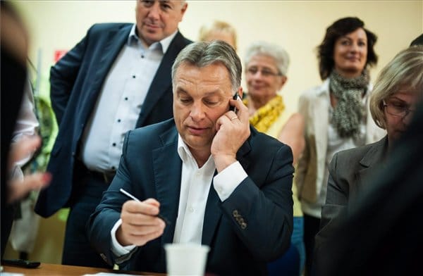 Orbán Viktor diétázott a kampány alatt