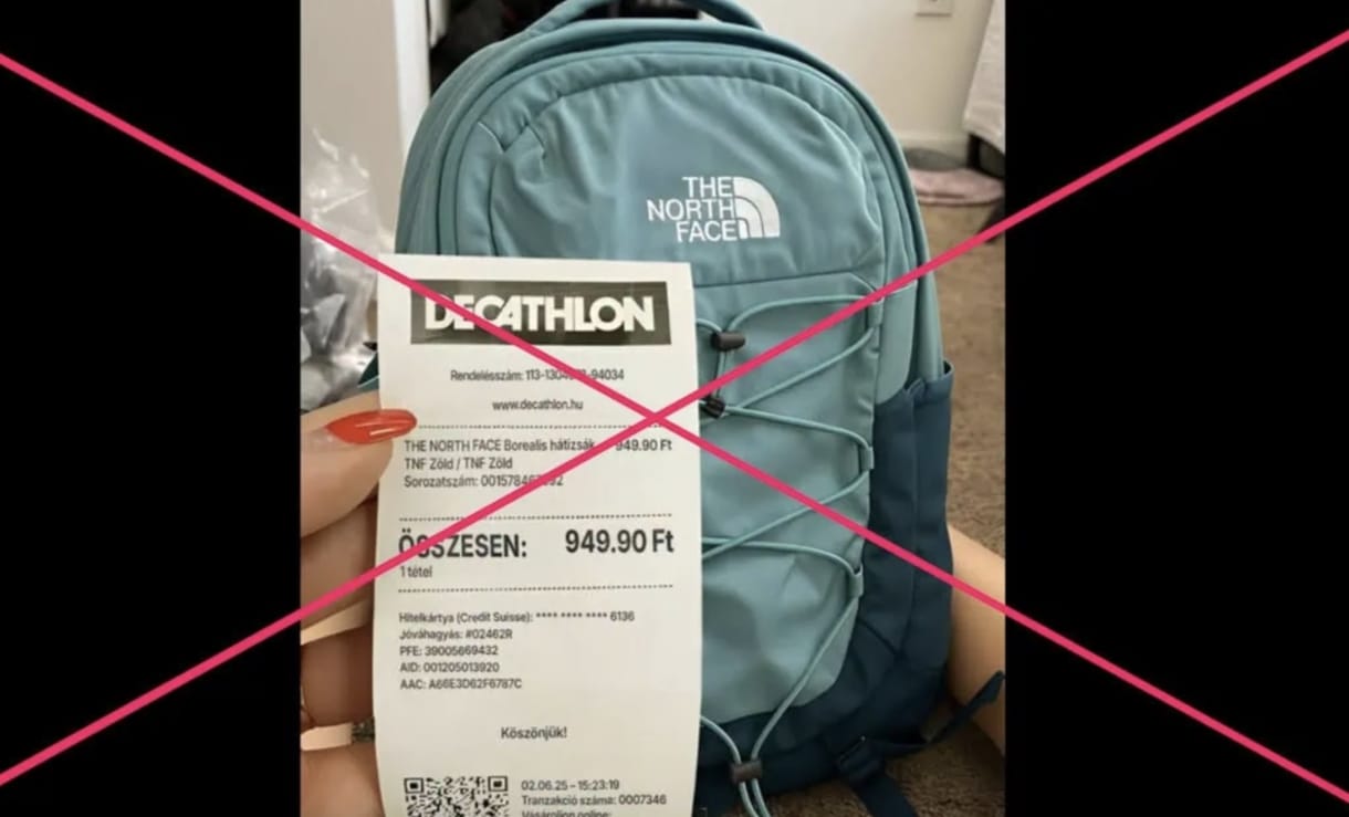 949 forint egy hátizsákért túl szép, hogy igaz legyen? Hát mert valóban átverés, ami terjed