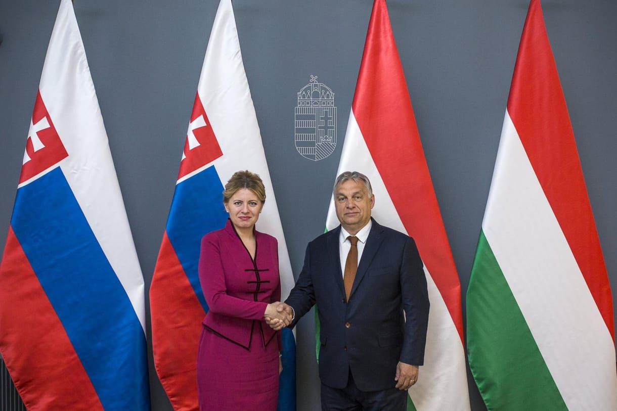 Orbán ellen szólalt fel a jogállamiság ügyében a szlovák államfő 