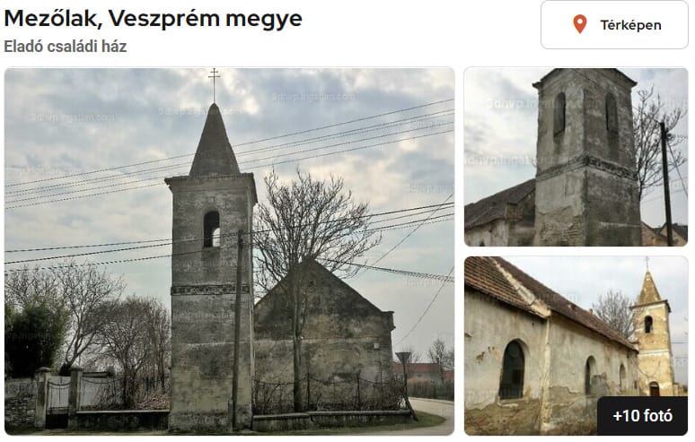 A csantavéri bérgyilkos és Varnus Xavér is pályázott a mezőlaki templomra