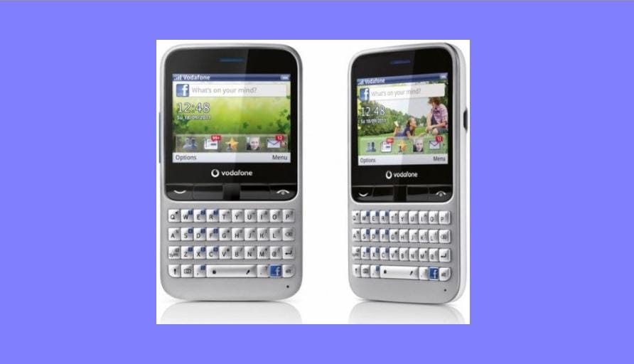 Facebook-mobil a Vodafone-tól 