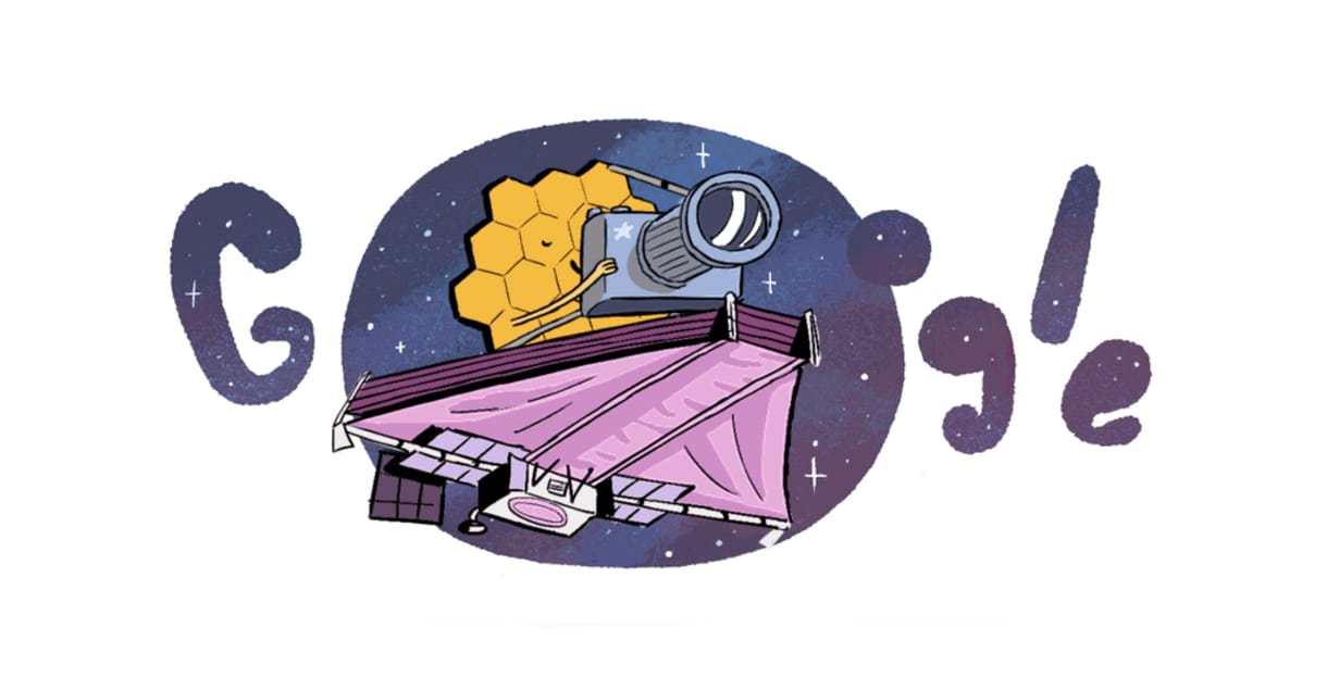 Azonnal logót váltott a Google, a nap sztárja a James Webb űrtávcső