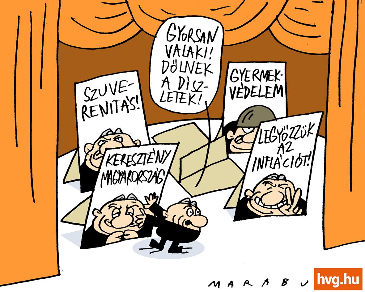 Marabu Féknyúz: Dőlnek a díszletek