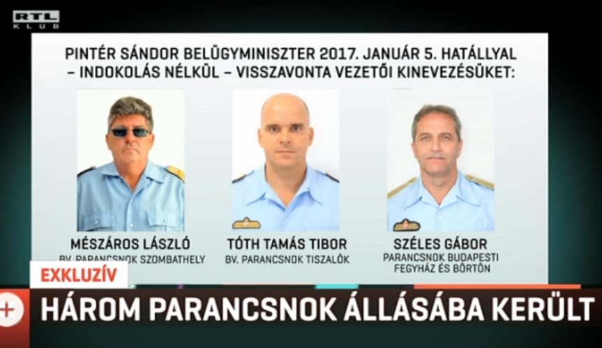 Kiderült, miért rúgott ki Pintér két börtönparancsnokot - videó