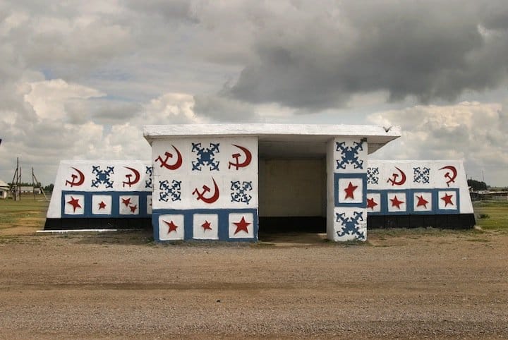 A Szovjetunió furcsa buszmegállói