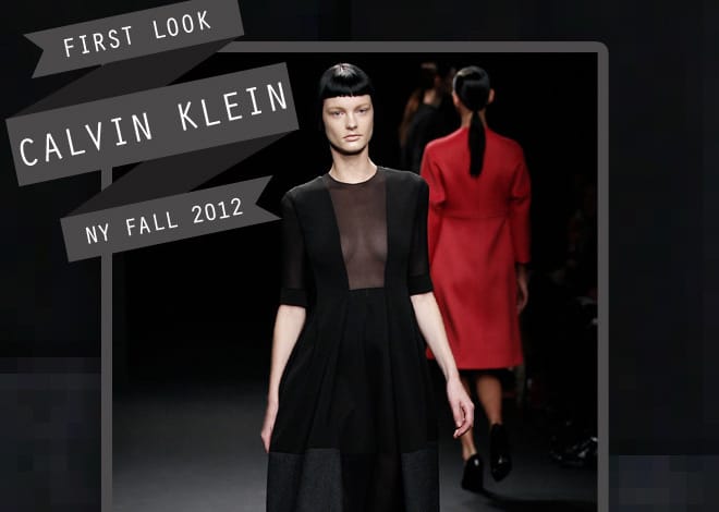 Szimpla, de erőteljes: Calvin Klein 2012 őszi kollekciója