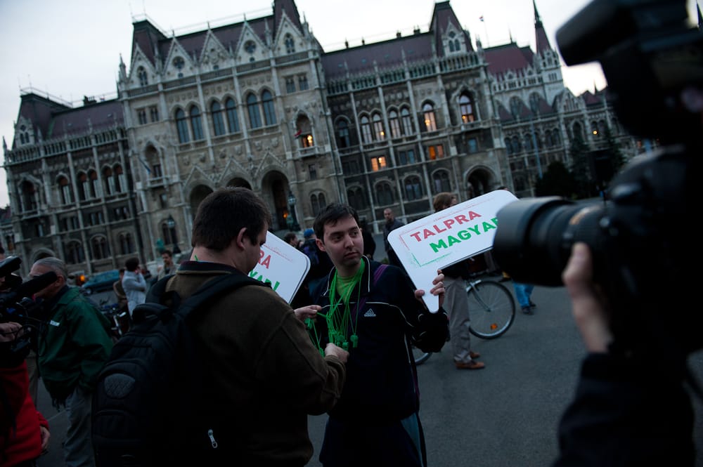 Flashmob a Kossuth téren