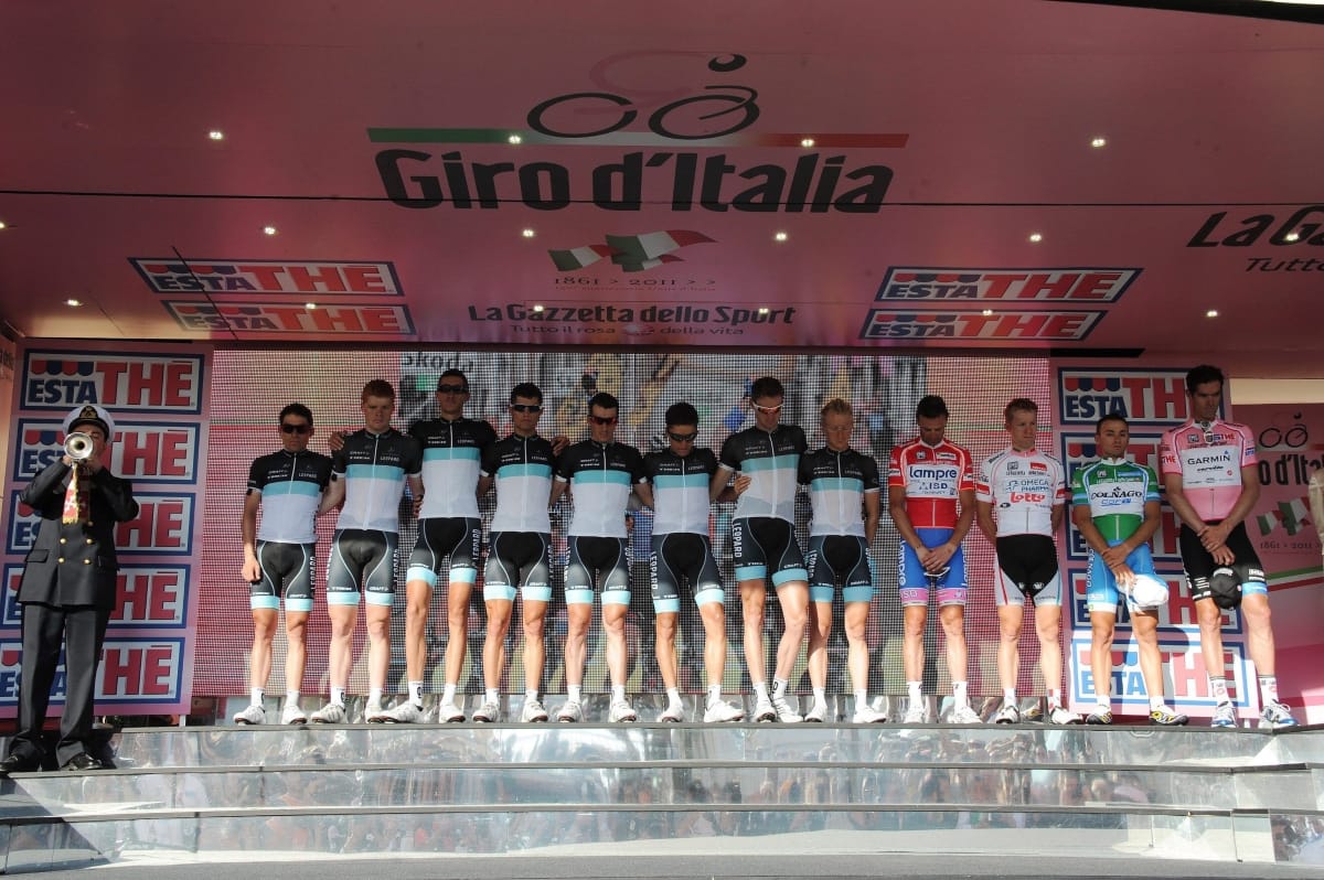 Giro d'Italia: Weylandt csapata befejezte a versenyt