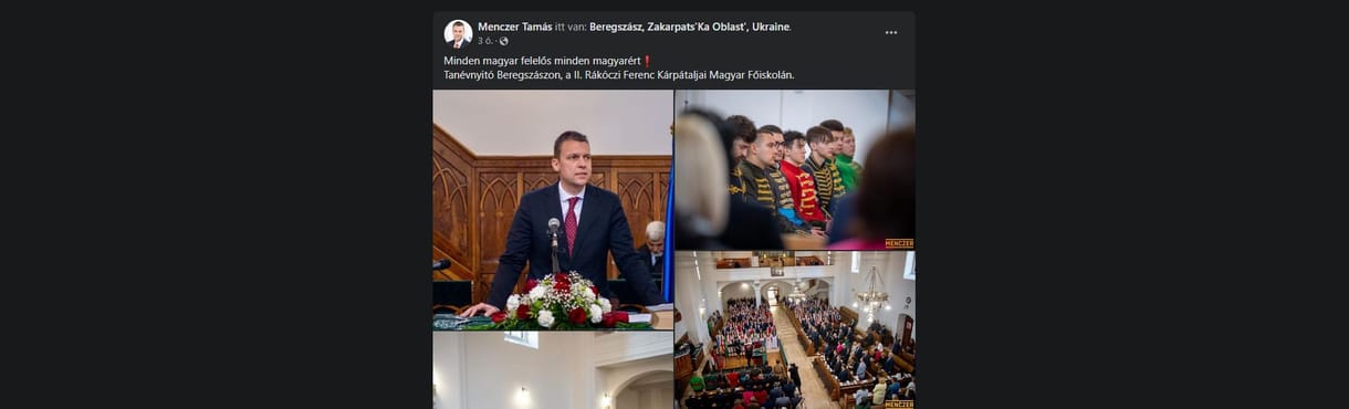A külügy szerint Menczer Tamás gondolata, hogy „minden magyar felelős minden magyarért”