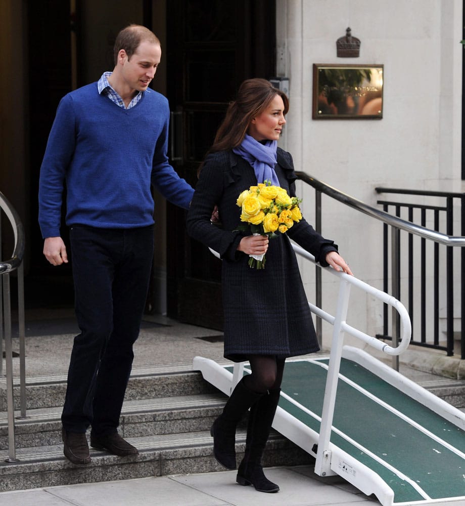 Megint nincs jól a terhes Kate Middleton