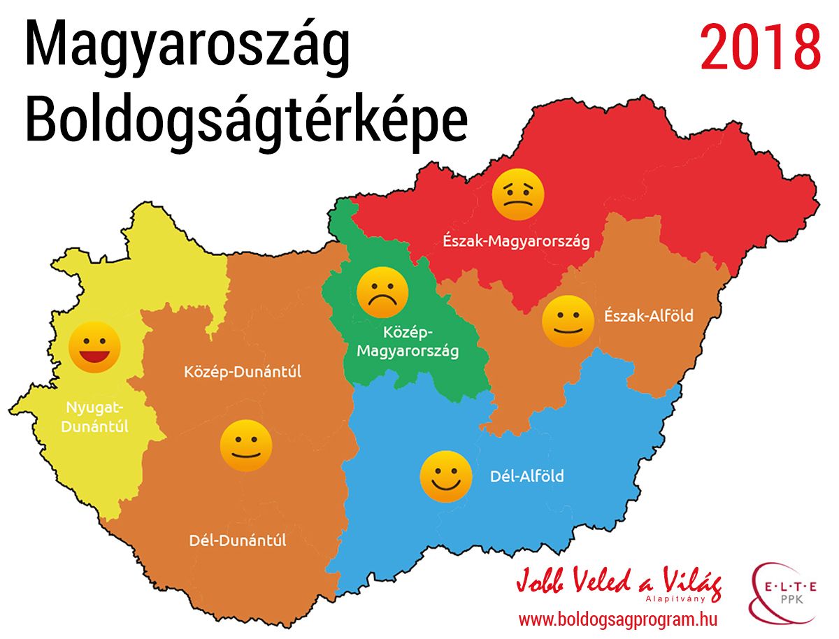 Térkép készült a magyar boldogságról