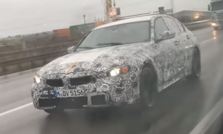 Lebukott a teljesen új 3-as BMW, autópályán videózták le a 2019-es típust