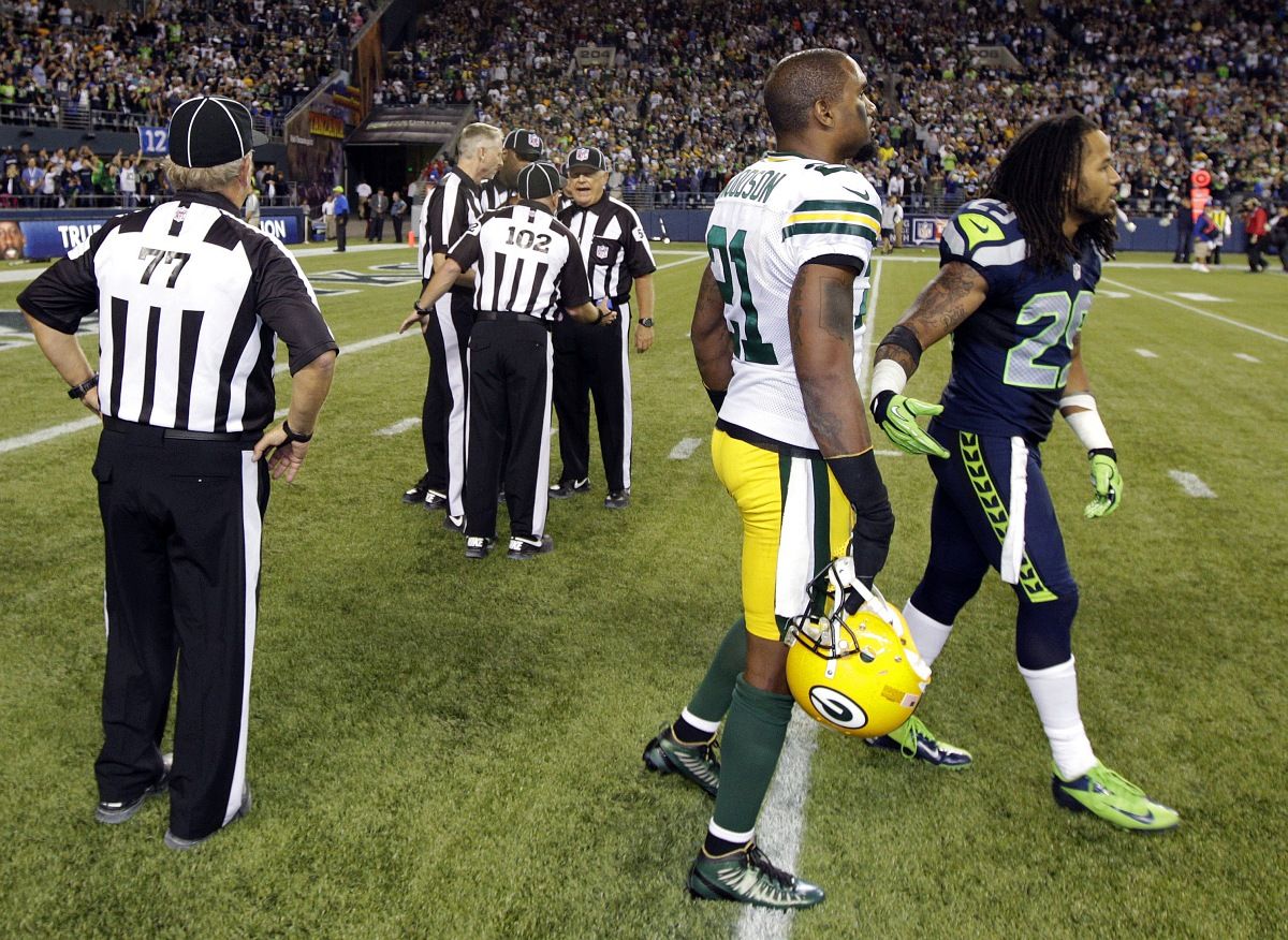Erősen vitatható bírói döntésnek köszönheti a győzelmet a Seahawks - videó