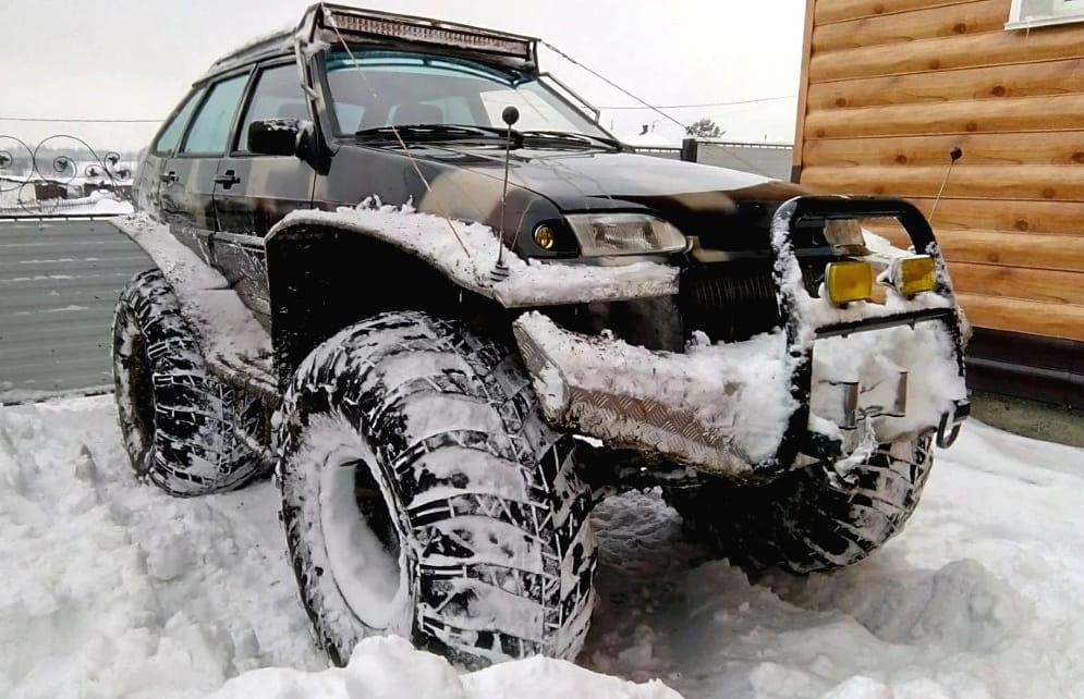 A Lada Niva a kanyarban sincs ehhez képest a különleges Samarához képest