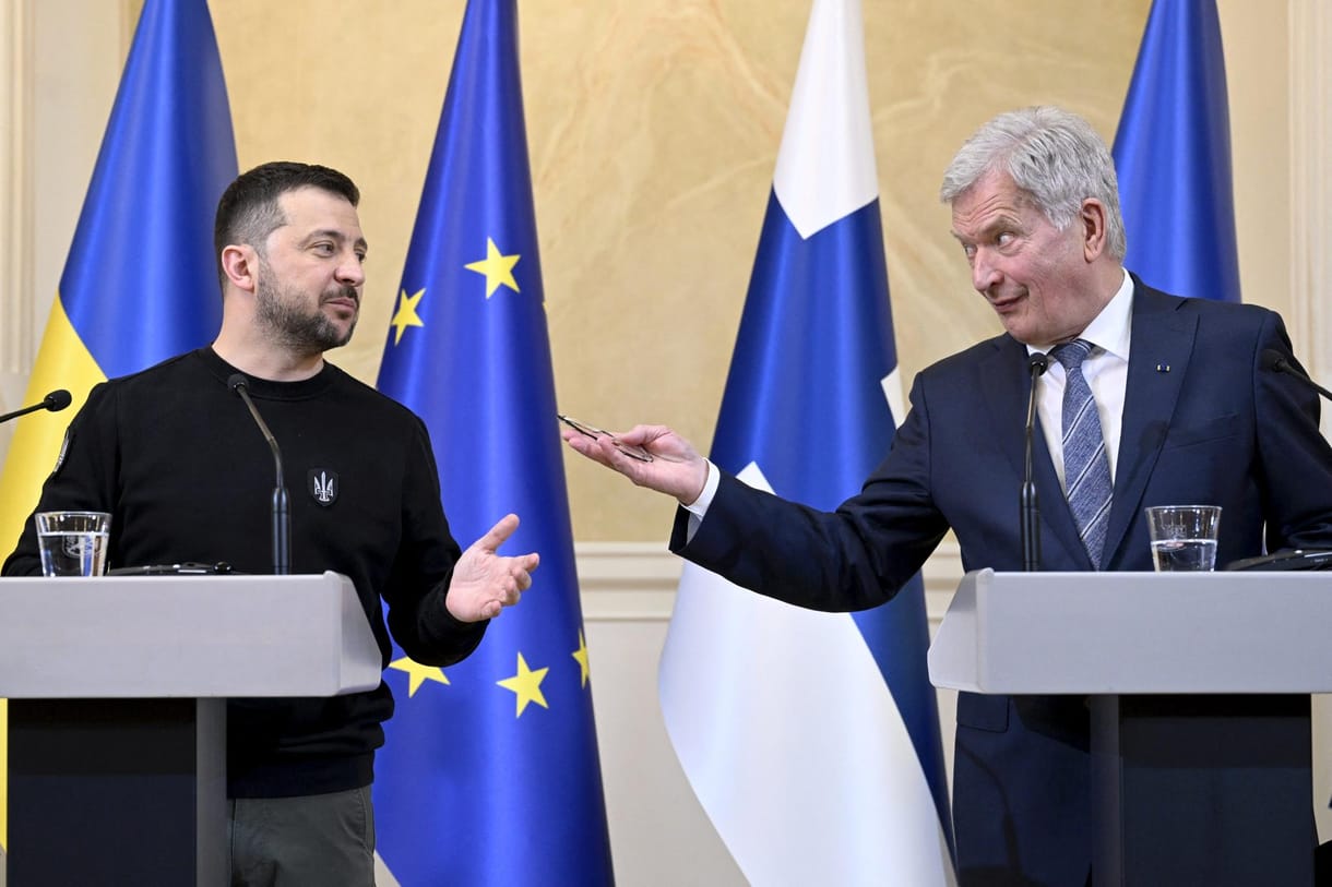 Zelenszkij Helsinkiben sürgette az ukrán NATO-csatlakozást