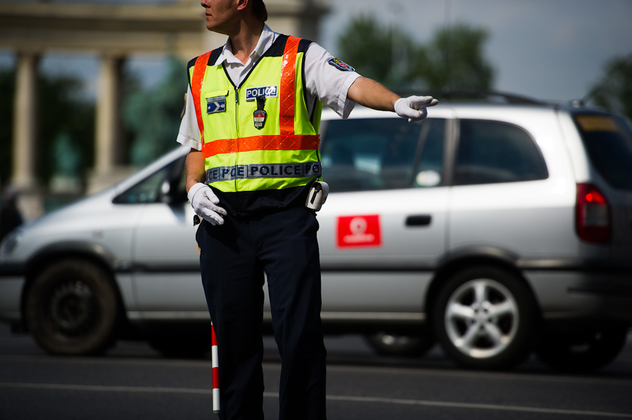 Demonstráció: taxikkal volt teli Budapest - Nagyítás-fotógaléria