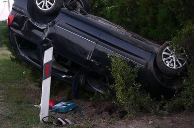 Fotó: fejre állította az egyik VW a másikat