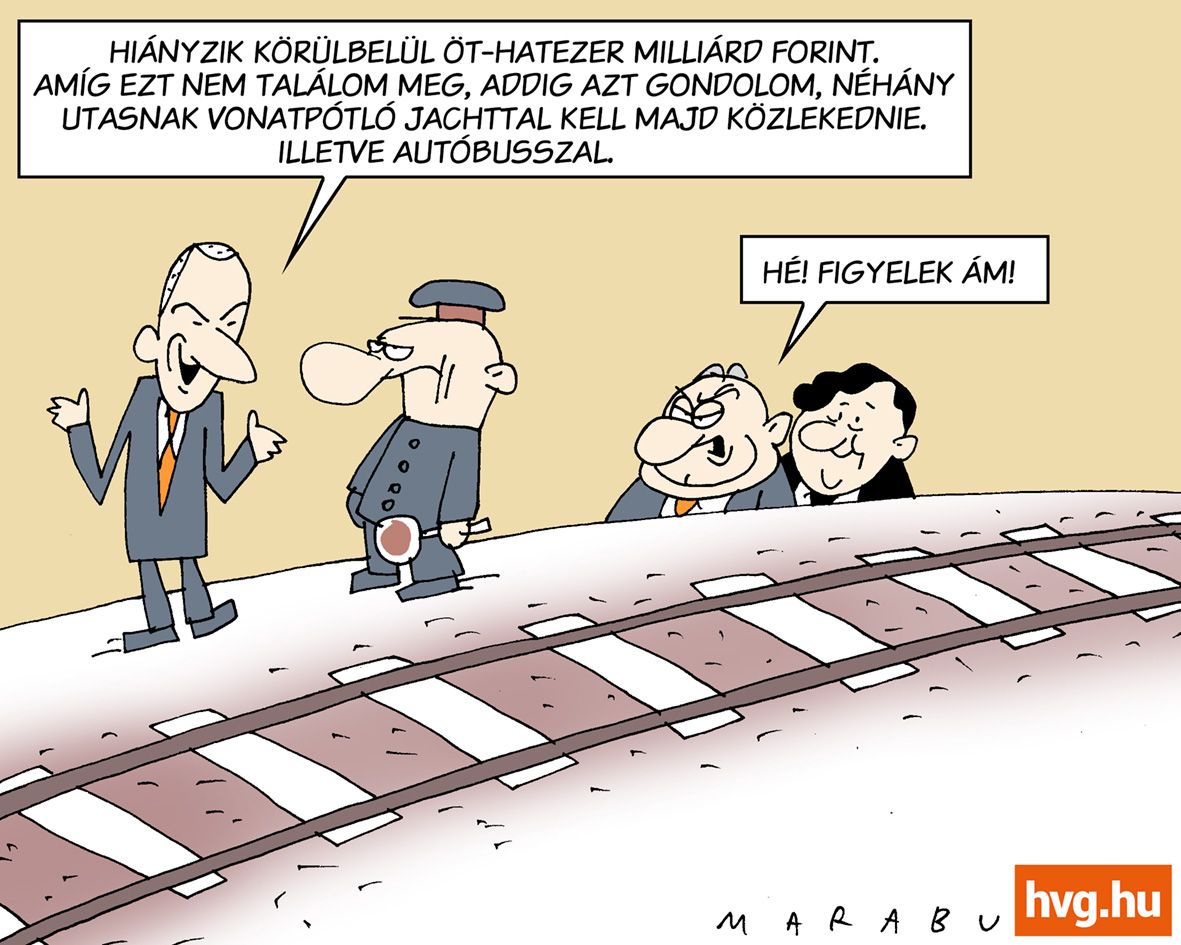 Marabu Féknyúz: Vonatpótló jachtokat!