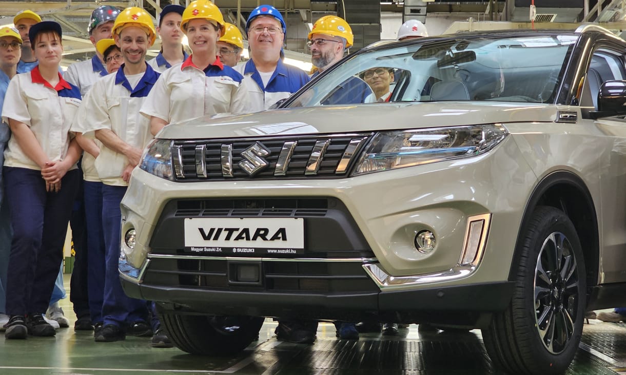 Elkészült a 4 milliomodik esztergomi Suzuki, ott voltunk az elkészültekor