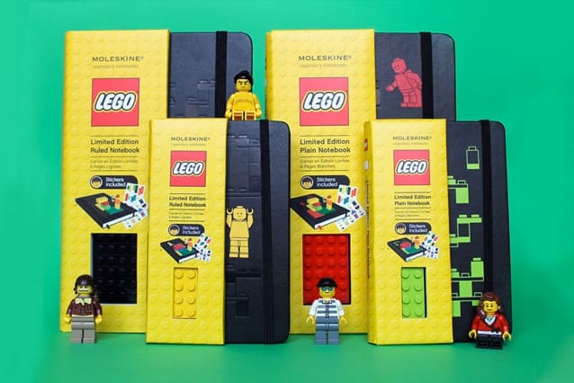 Akarjuk: Lego Moleskine az igazán kreatív jegyzetekhez