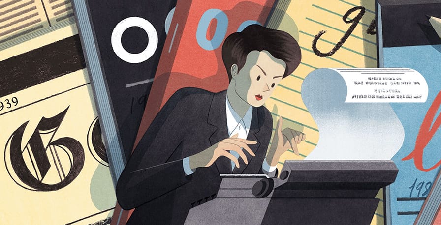 Mit keres ez az írógépes nő a Google kereső főoldalán? És egyáltalán ki az a Clare Hollingworth?