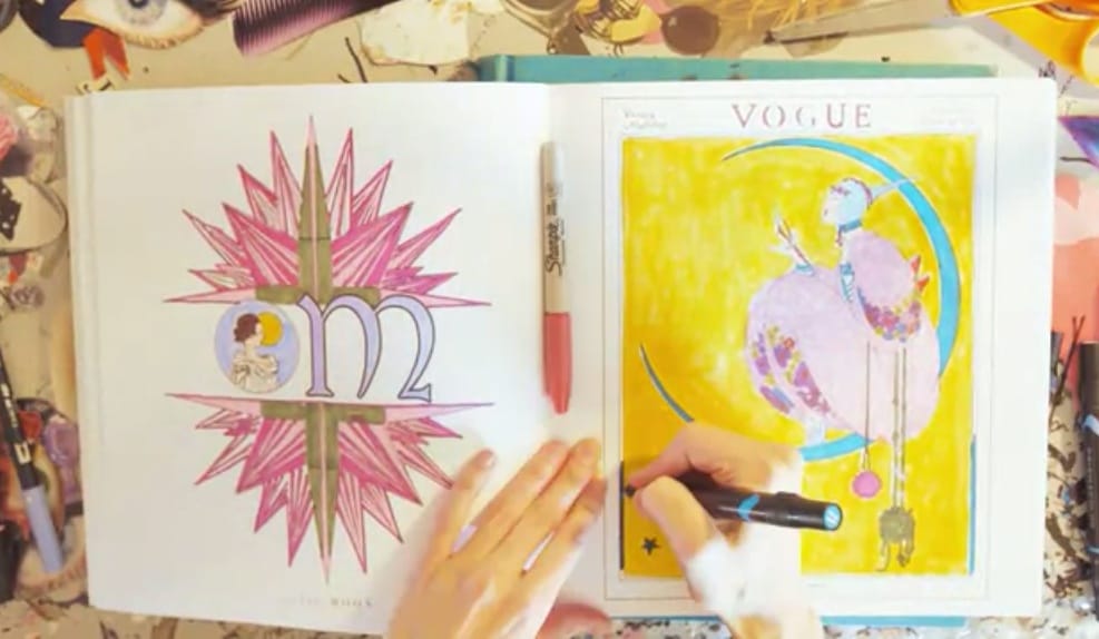 A divattörténet legszebb korszakait idézi a Vogue színezőkönyve