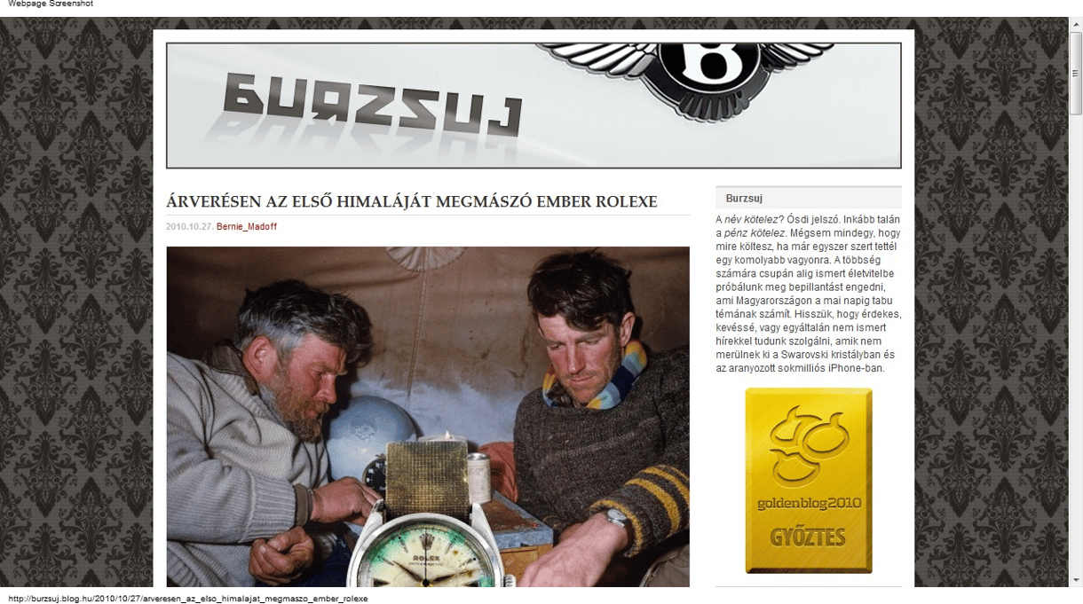Újabb luxus óramárka jöhet az Andrássyra