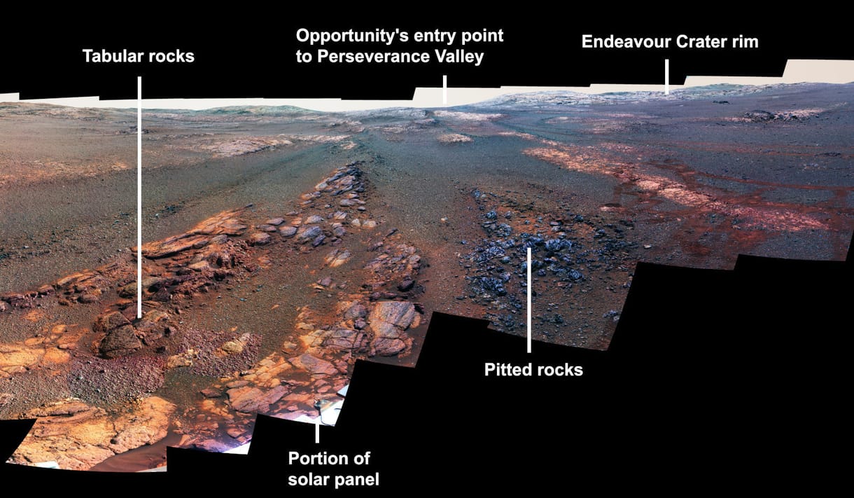 Fotó: Ezt a panorámafotót még elkészítette az Opportunity, aztán végleg elhallgatott