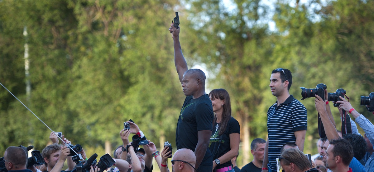 Fotó: Carl Lewis Budapesten