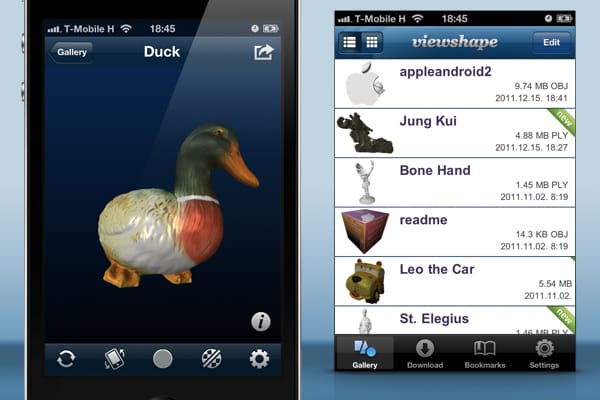 Nézegessünk 3D-s objektumokat iPhone-on vagy iPaden