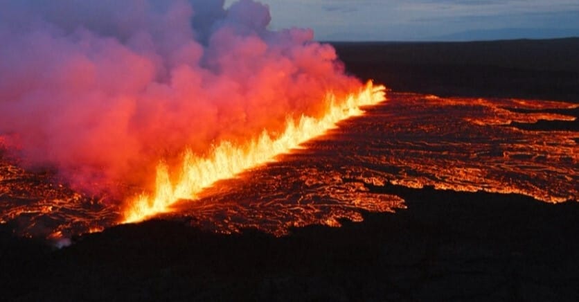 Mérgező gáz ömlik egy 2,5 kilométer hosszú izlandi vulkánhasadékból