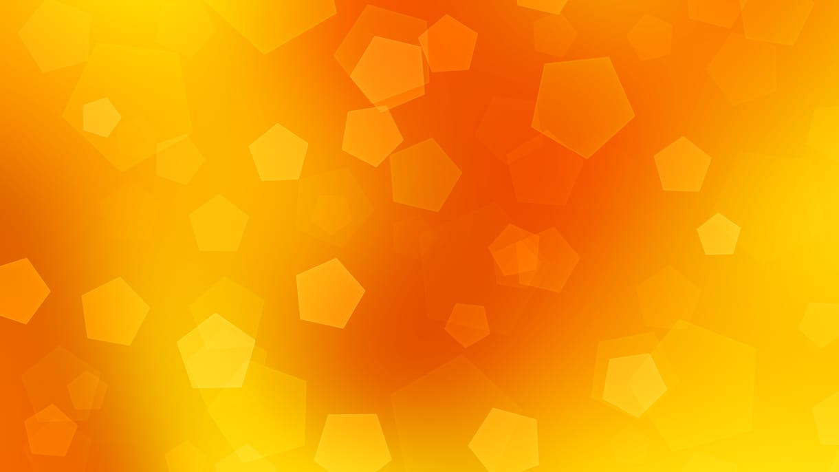 Mai háttérkép: Orange Pentagon Bokeh