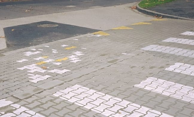 A nap fotója: Győrben szökik a zebra, avagy íme egy szuper egyedi gyalogos-átkelőhely
