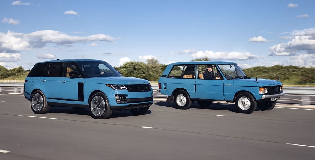 Látványos retro kiadással ünneplik az 50 éves Range Rover típust