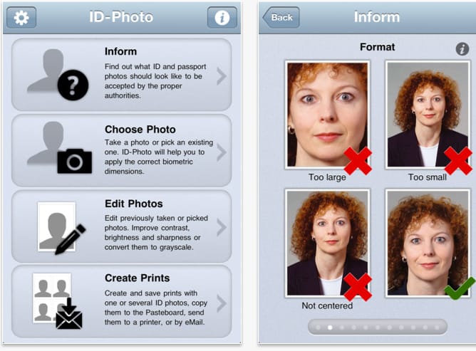 Igazolványkép készítése iPhone-nal