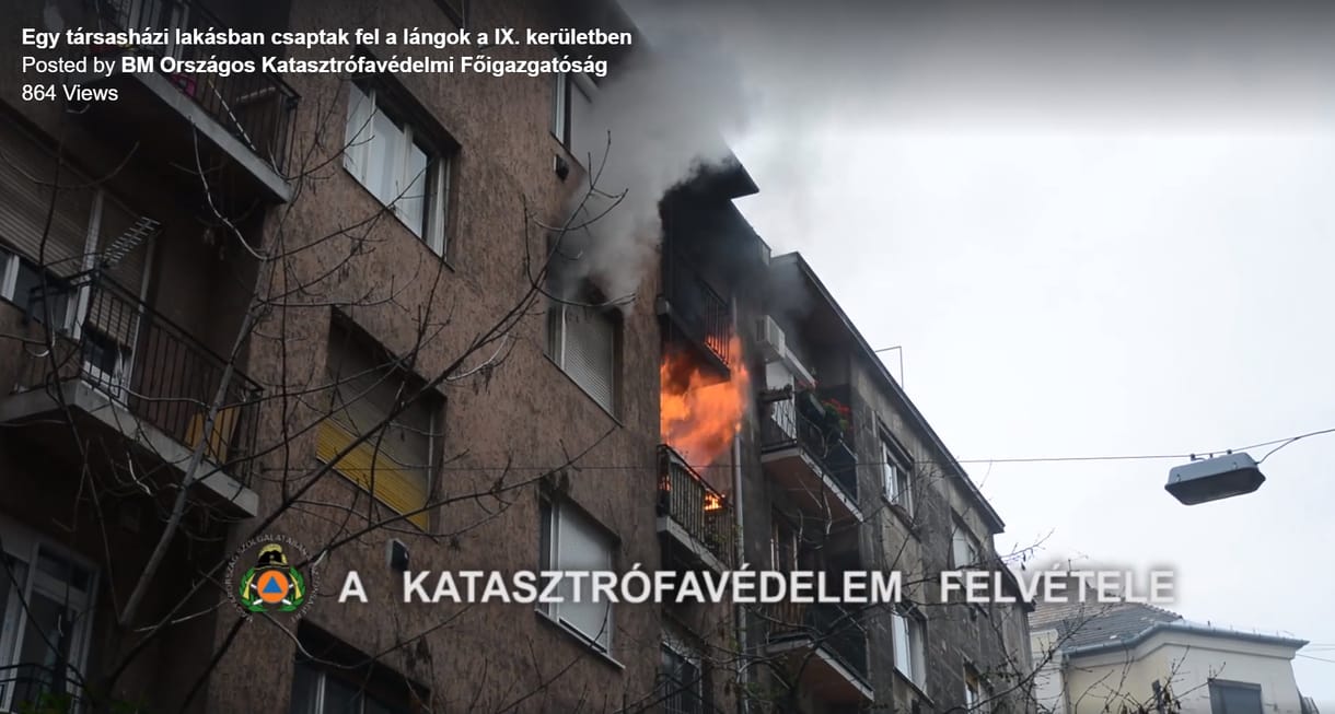 Huszonnégyen hunytak el lakástűzben a mostani fűtési szezonban