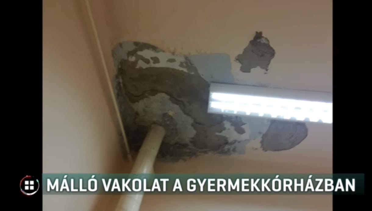 A nővérek és terapeuták takarítanak a Budai Gyermekkórházban