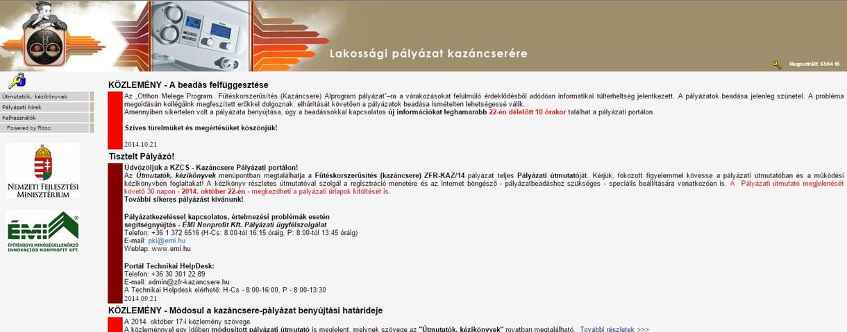 Összeomlott a kazáncsere program IT-rendszere