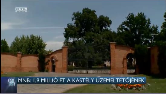 Majdnem 2 milliót keres Matolcsy kastélyüzemeltetője