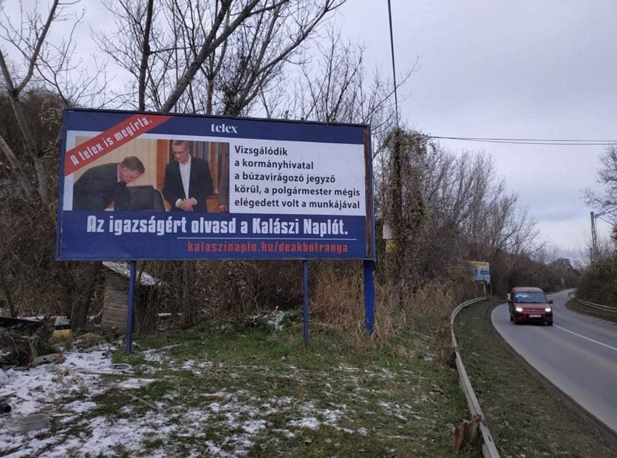 Leszedette a budakalászi jegyző az őt kínosan érintő plakátot
