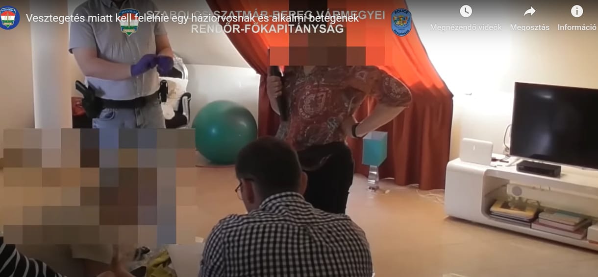 A rendőrségi videó alapján sejthető, ki az az ismert nő, aki szexért cserébe íratott fel magának fogyasztószert