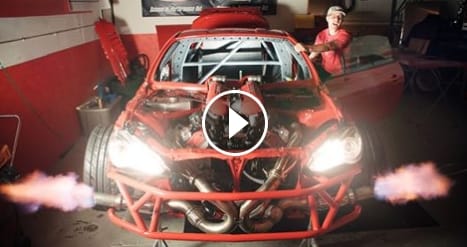 Ferrari-motort szereltek a Toyotába, beindították és brutális hangja van – videó