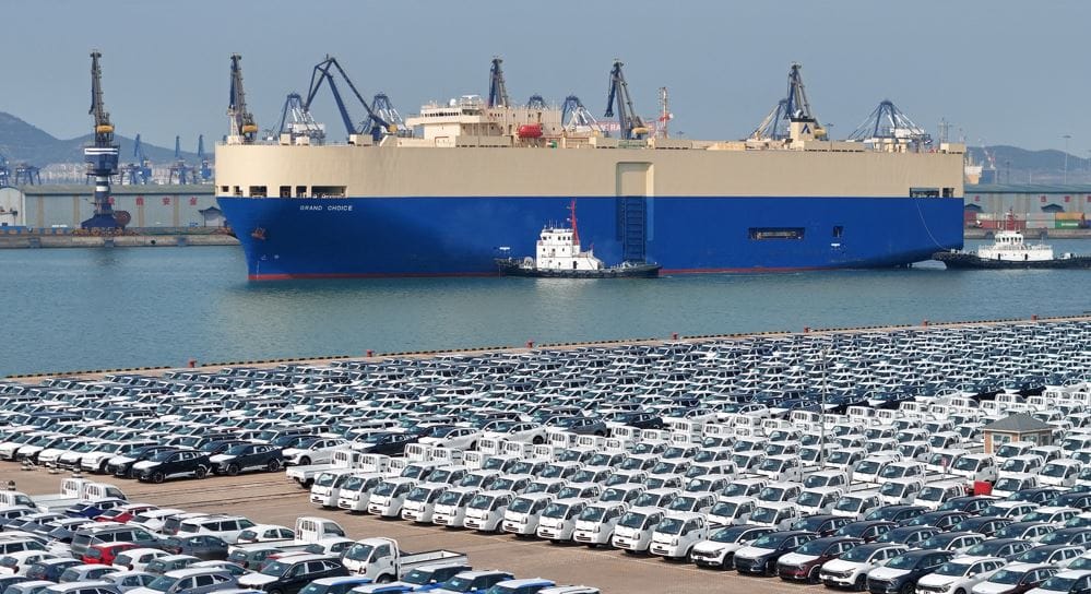 Kína olyan mennyiségű elektromos autót exportál, hogy több teherhajóra van szüksége - sokkal többre