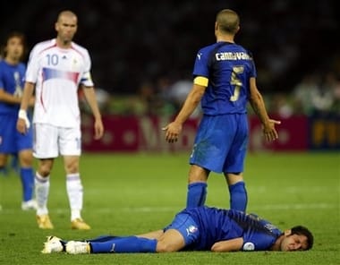 Zidane és Materazzi elásta a csatabárdot