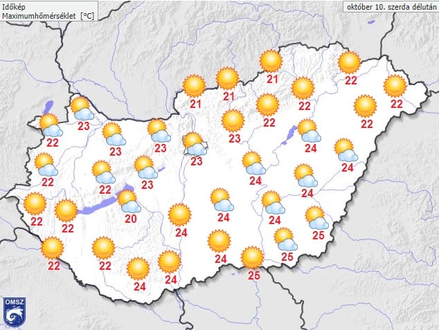 Egész héten marad a szokatlan őszi nyár