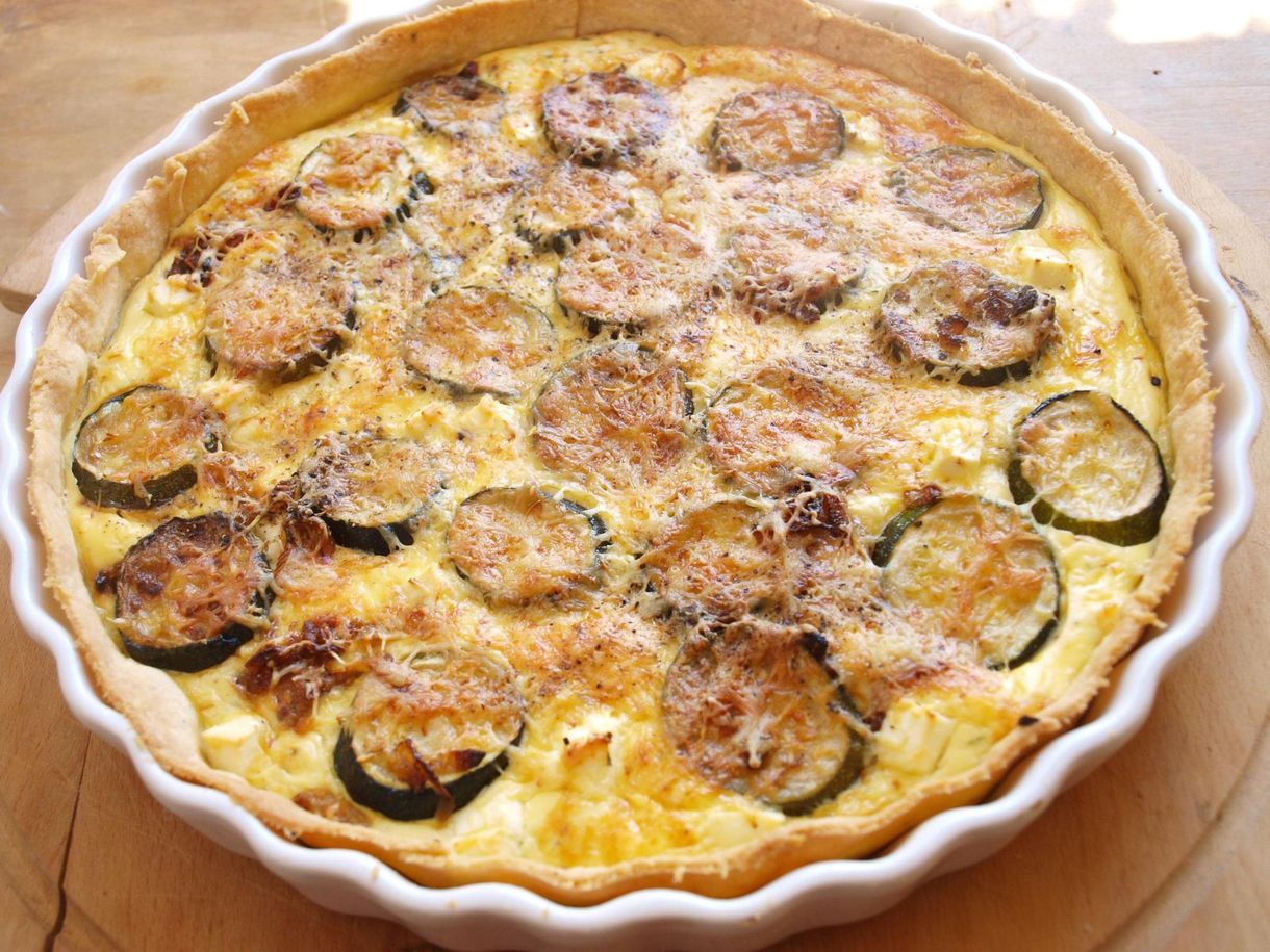 A hét receptje: Cukkinis, fetás quiche