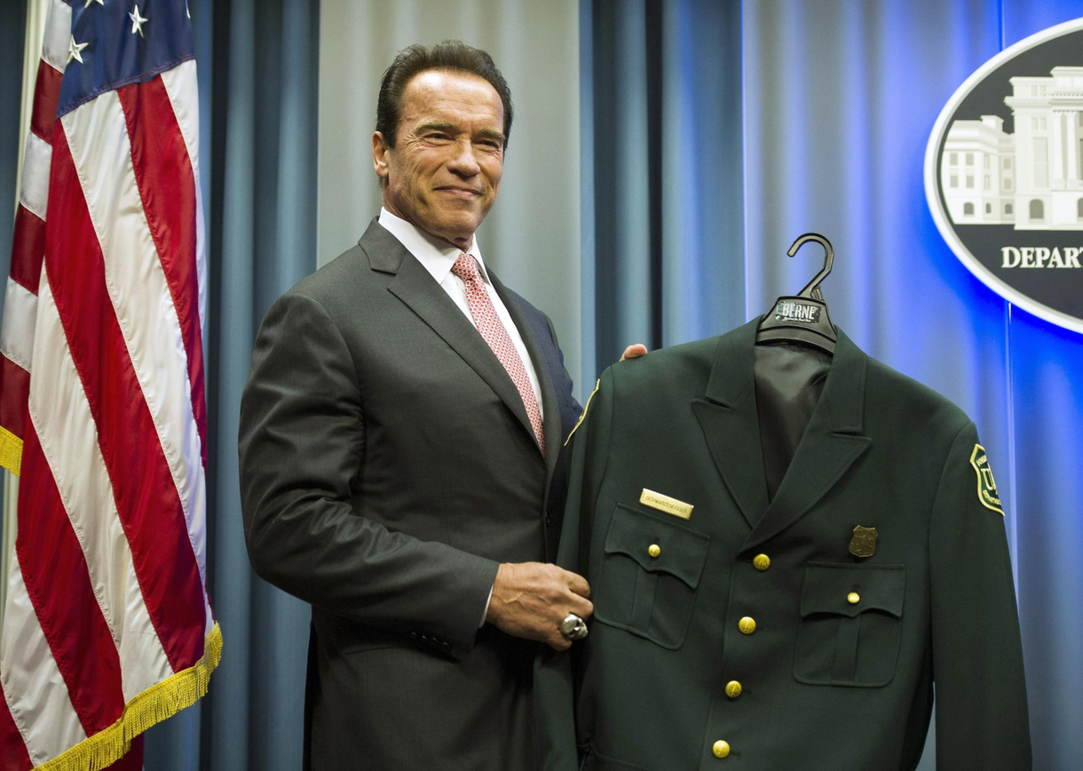 Fotó: Schwarzenegger új szerepben tetszeleg