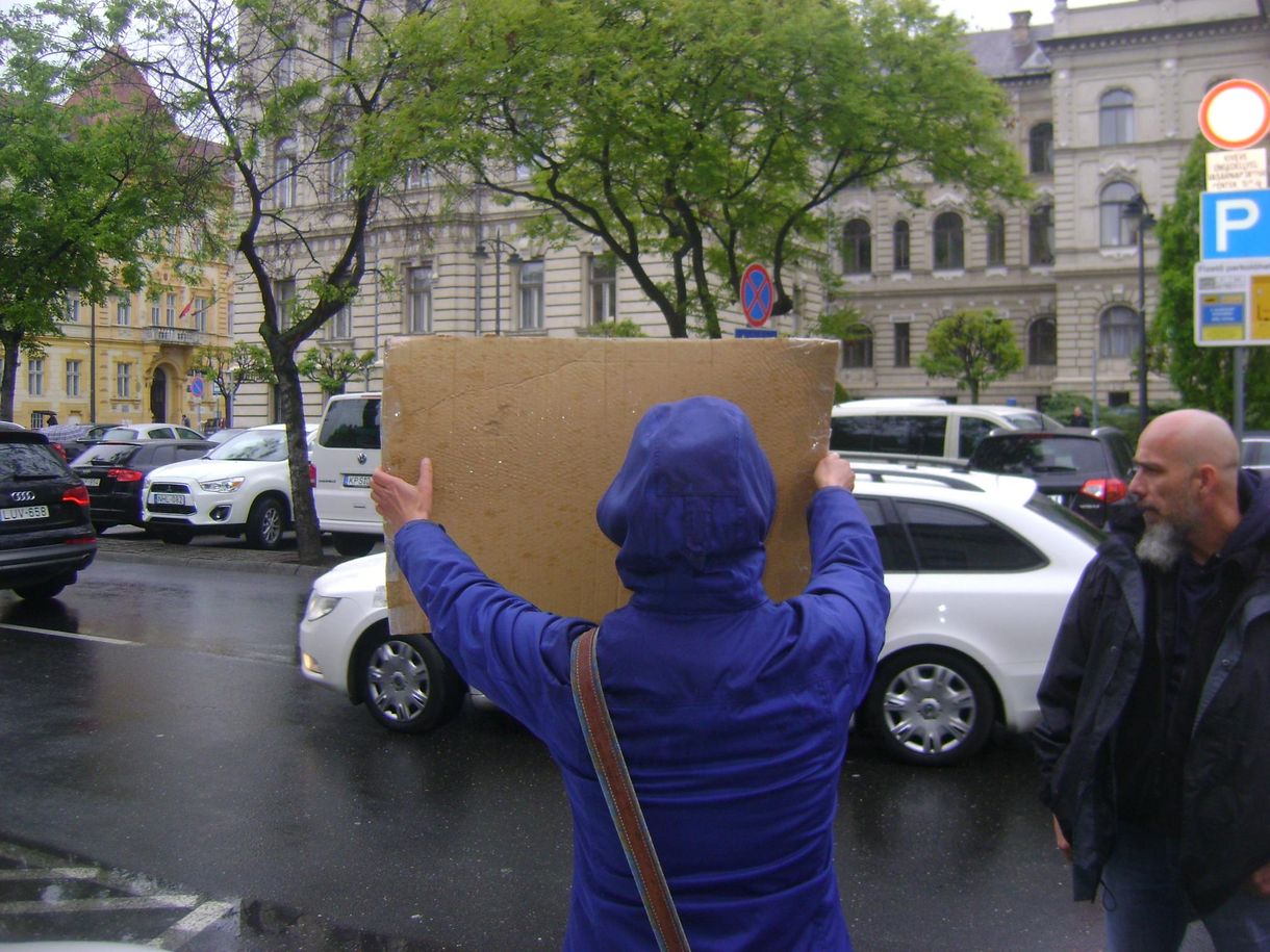 Tudta, hogy ellentüntetők is voltak Győrben? Igyekeztek, hogy ne tudja senki